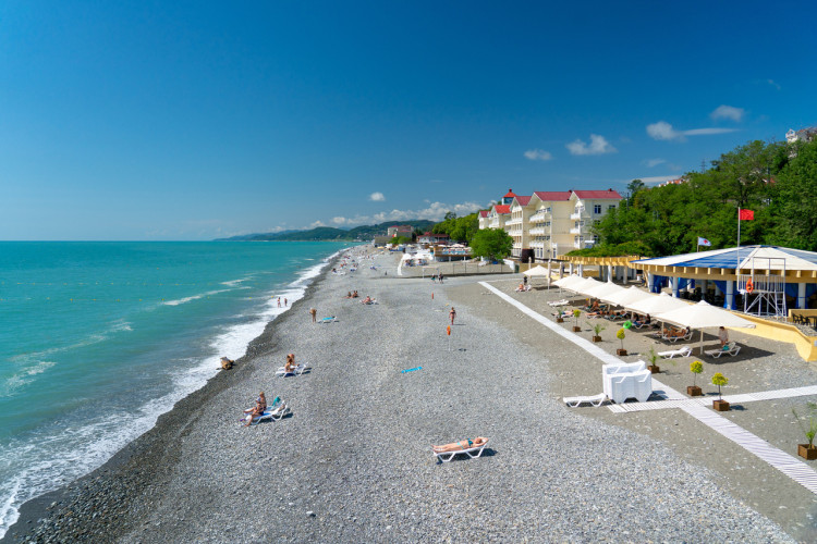 Пляжный комплекс санатория Ивушка