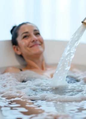 Underwater shower massage